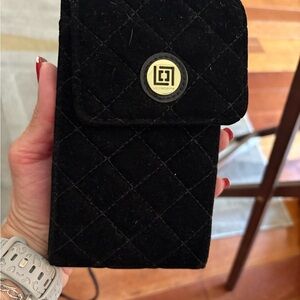 LeSportsac Quilted Black Phone Holster